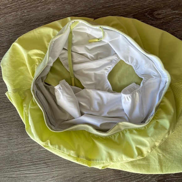 Lululemon Athletica Soft Yellow Perforated Shorts - Picture 5 of 6